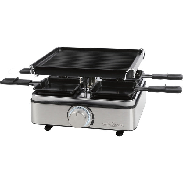 Proficook Raclette-Grill PC-RG 1301 (edelstahl/schwarz)