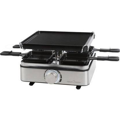 Proficook Raclette-Grill PC-RG 1301 (edelstahl/schwarz)