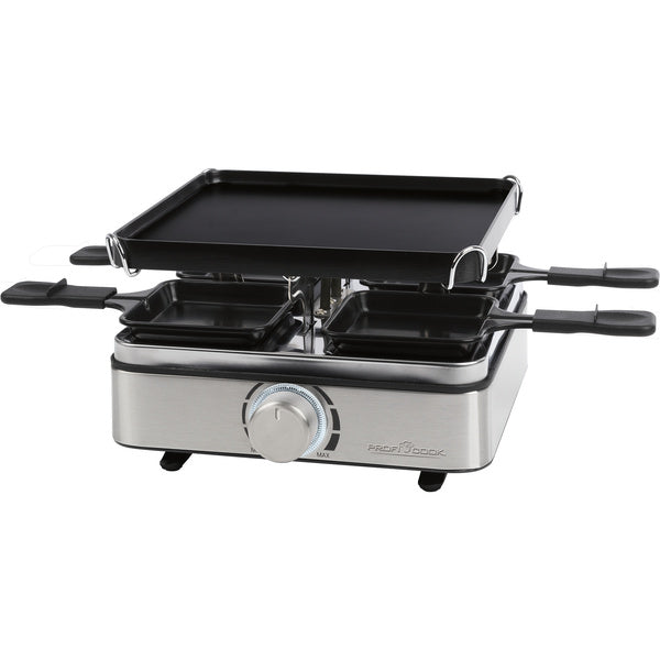 Proficook Raclette-Grill PC-RG 1301 (edelstahl/schwarz)