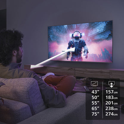 Philips 65PUS7061/12 (164 cm (65 Zoll), schwarz, UltraHD/4K, Triple Tuner, Titan OS)