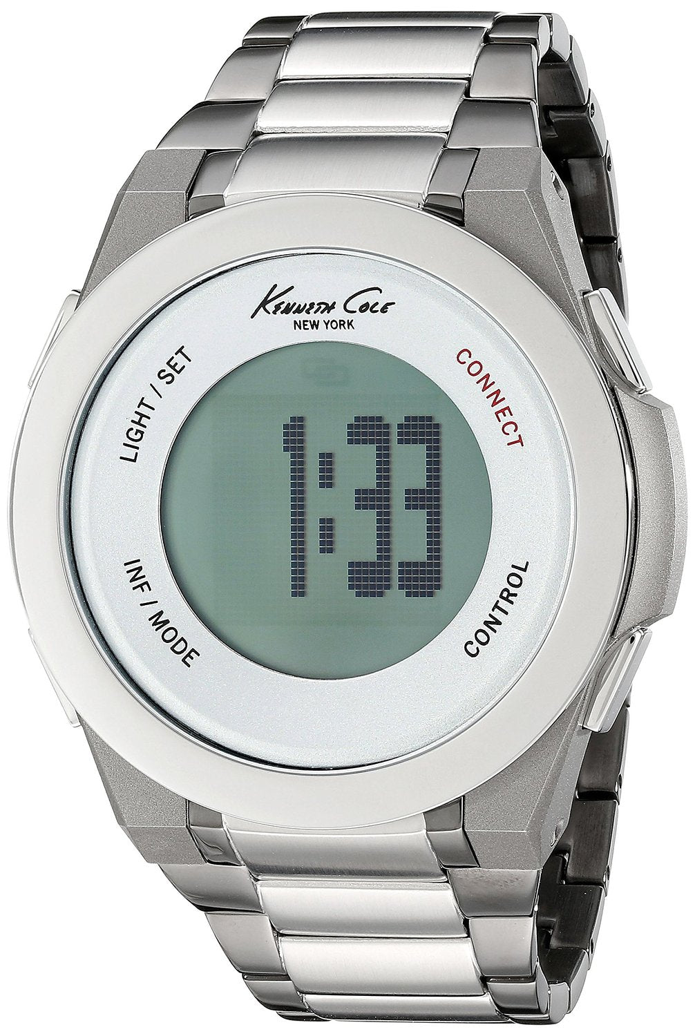 Watch Kenneth Cole Man 10023868 (47MM) Silver And Black