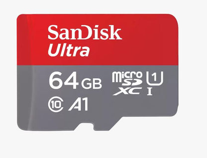 SanDisk Ultra microSDXC A1  64GB 140MB/s Adapt.SDSQUAB-064G-GN6MA