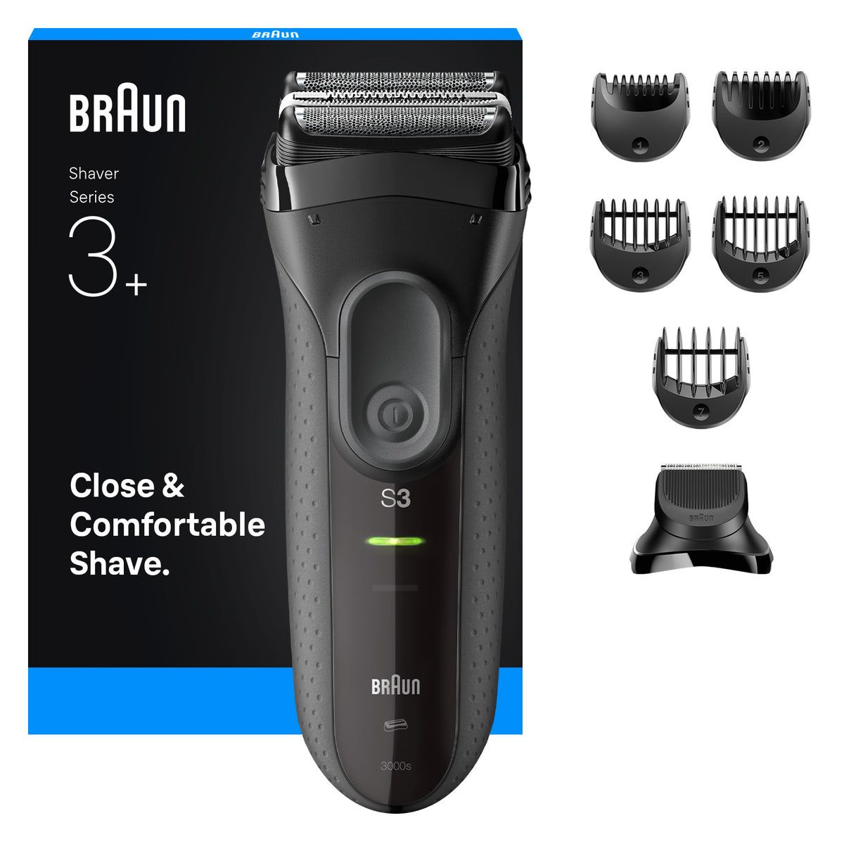 Braun Series 3 3000 BT Black/Grey