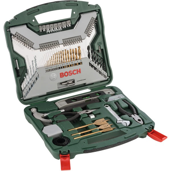 Bosch Powertools X-Line Titanium Bohrer- und Schrauber-Set, 103-teilig, Bohrer- & Bit-Satz (grün)