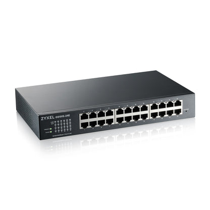 Zyxel GS1915-24E Διαχειρίσιμος L2 Gigabit Ethernet (10/100/1000) 1U Μαύρος (Μαύρο)