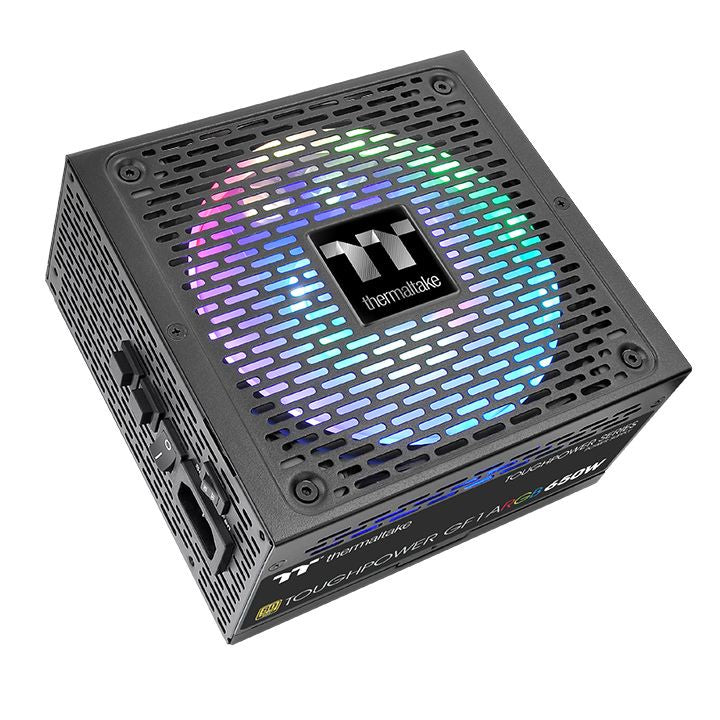 Thermaltake Toughpower GF1 ARGB 650W — Black, 4x PCIe, Cable Management