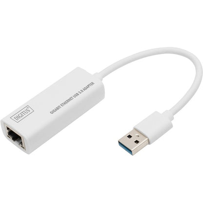 Digitus USB 3.2 Gen 1 Adapter USB-A σε RJ-45 (Λευκό)
