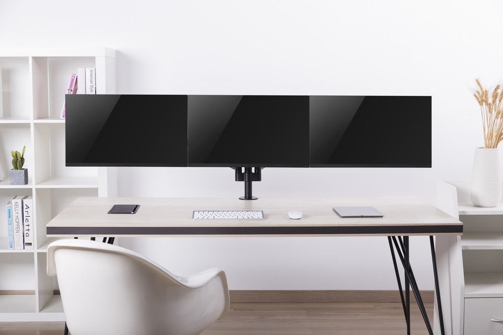 Gembird MA-DA3-01 monitor mount / stand 68.6 cm (27") Desk Black