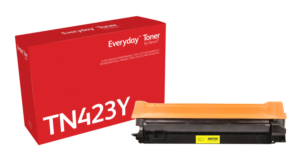 Xerox Everyday Yellow Toner ers. Brother TN-423Y