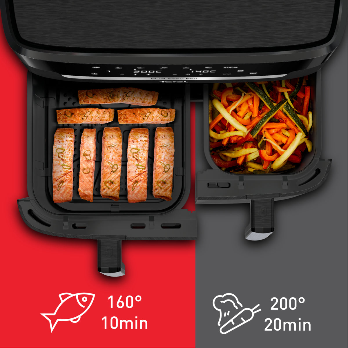 Frytkownica beztłuszczowa TEFAL EY9428E