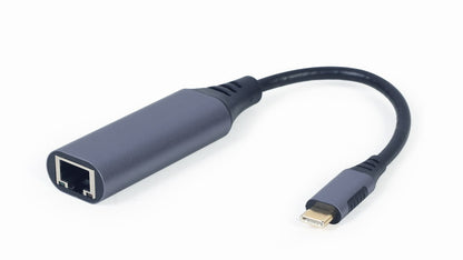 Gembird A-USB3C-LAN-01 notebook dock/port replicator USB 3.2 Gen 1 (3.1 Gen 1) Type-C Black, Grey