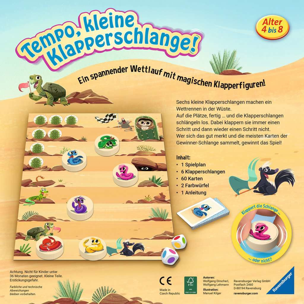 Tempo, kleine Klapperschlange