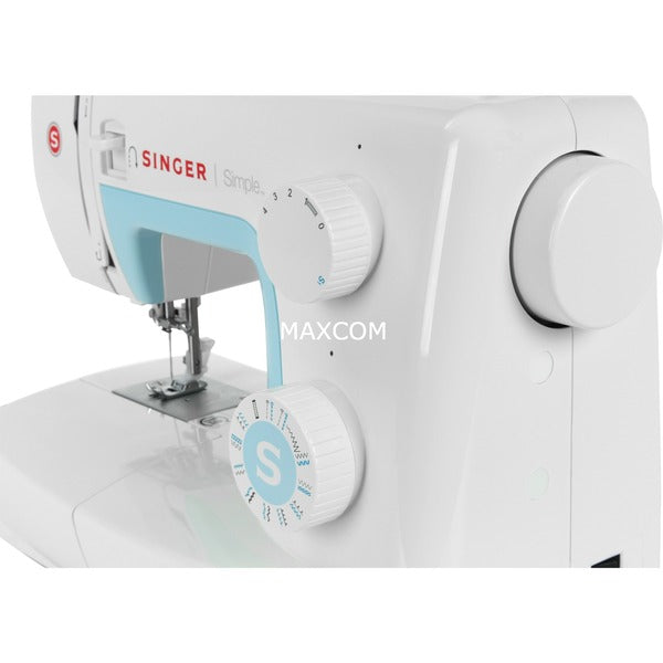 Singer Mechanische Nähmaschine Simple 3221 (weiß/hellblau)