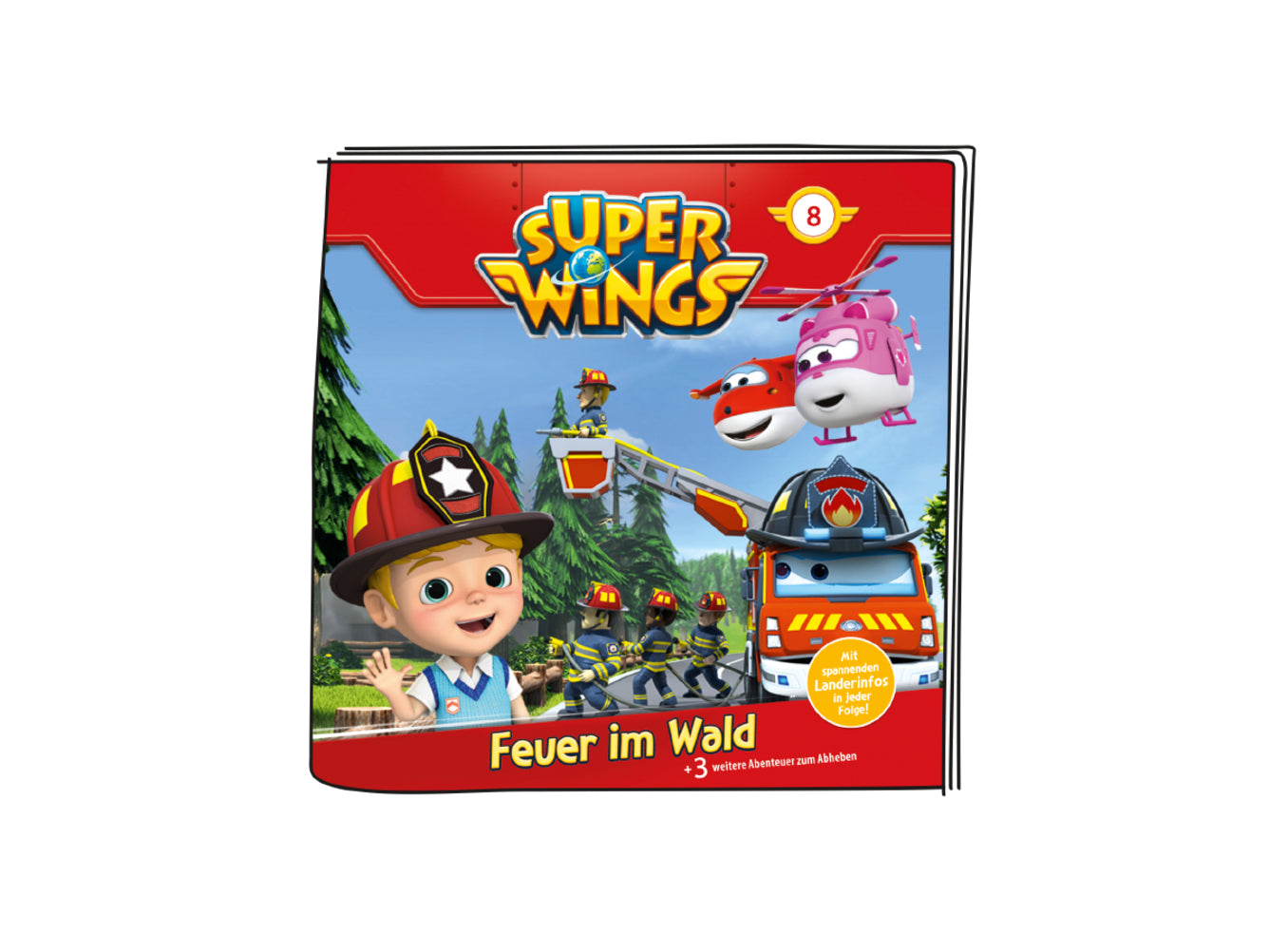 Super Wings - Feuer im Wald & 3 weitere Abenteuer (Hörspiel)