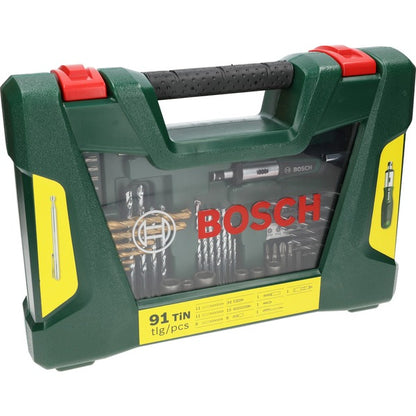 Bosch Powertools V-Line TiN-Bohrer- und Bit-Set, 91-teilig , Bohrer- & Bit-Satz (grün)