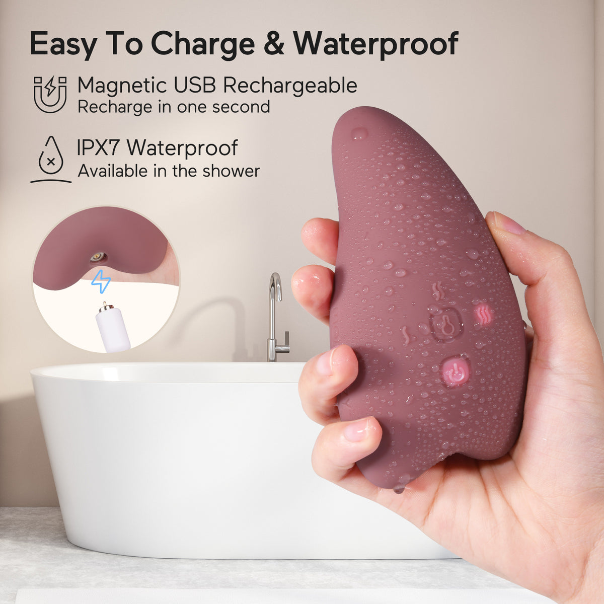 Momcozy A1 LM008-IR00BA-B Lactation Massager — Pink