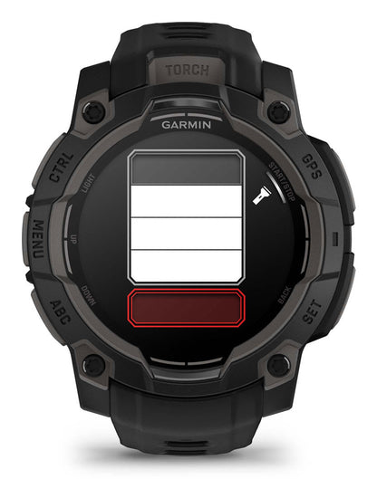 Garmin Instinct 3 AMOLED 1.2" (45 mm) Digital Touchscreen - Black, 390 x 390 px, GPS