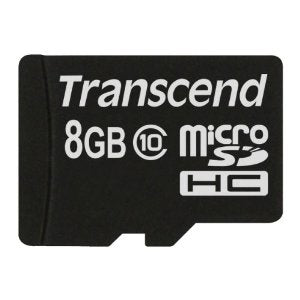 Transcend microSDHC          8GB Class 10