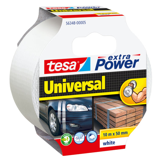 Tesa Duct Tape Uni 10m x 50mm extra Power silver 56348