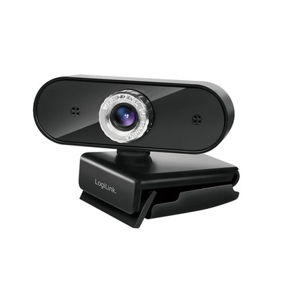 LogiLink Webcam 720p HD with Microphone - Black
