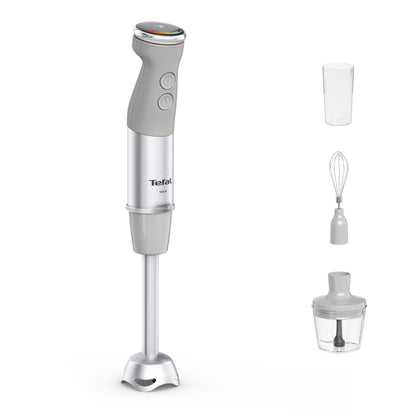 Tefal Quickchef+ HB673B30 blender Immersion blender 1000 W Grey, Stainless steel