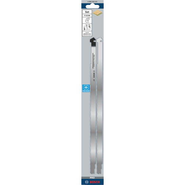Bosch Powertools PRO Fibre Insulation HCS-Sägeblatt TF 350 M, 2-teilig (für Tandemfuchsschwanz GFZ)