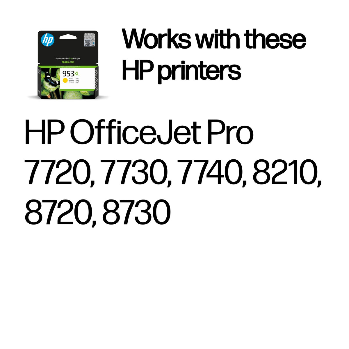 HP F6U18AE Ink Cartridge Yellow No. 953 XL