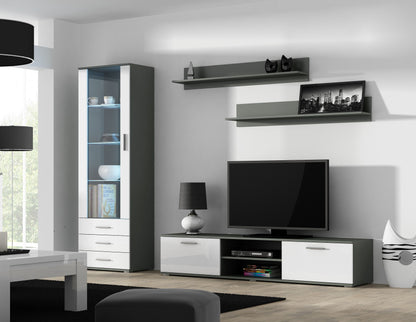 Cama set of two shelves 125cm SOHO grey matte