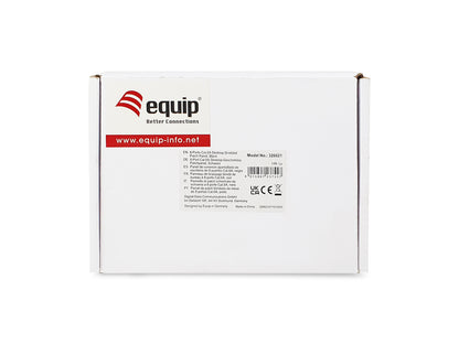 Equip Patchpanel  8xRJ45 Cat6a Desktop        500MHz RAL9005