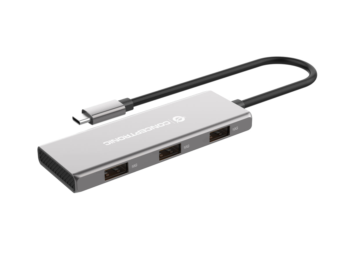 CONCEPTRONIC  7-1 Dock USB-C->3xUSB-C/3xUSB-A/+      25cm gr