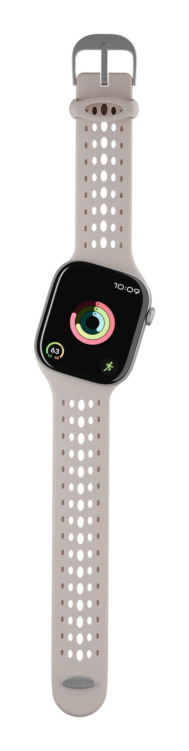 Decoded Silicone Ares O Strap for Apple Watch 40/42mm in Clay