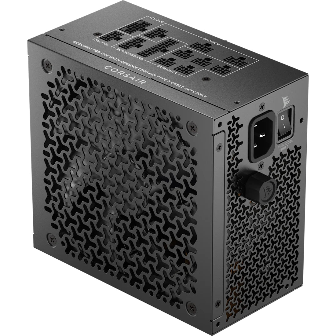 Corsair RMx Shift Series RM1000x Power Supply Unit 1000W 24-pin ATX Black