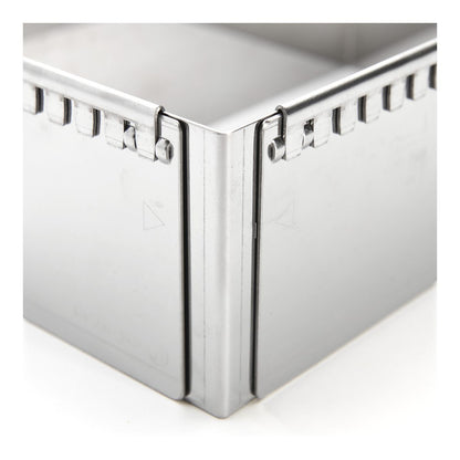 De Buyer Patisserie Frame steel adjustable 21-40 cm square