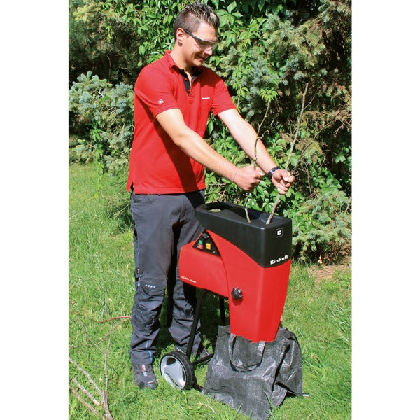 Einhell Elektro-Leisehäcksler GC-RS 2540 (rot/schwarz, 2.000 Watt)