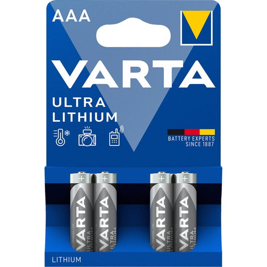 Μπαταρίες Varta Lithium AAA (4 Τεμάχια)