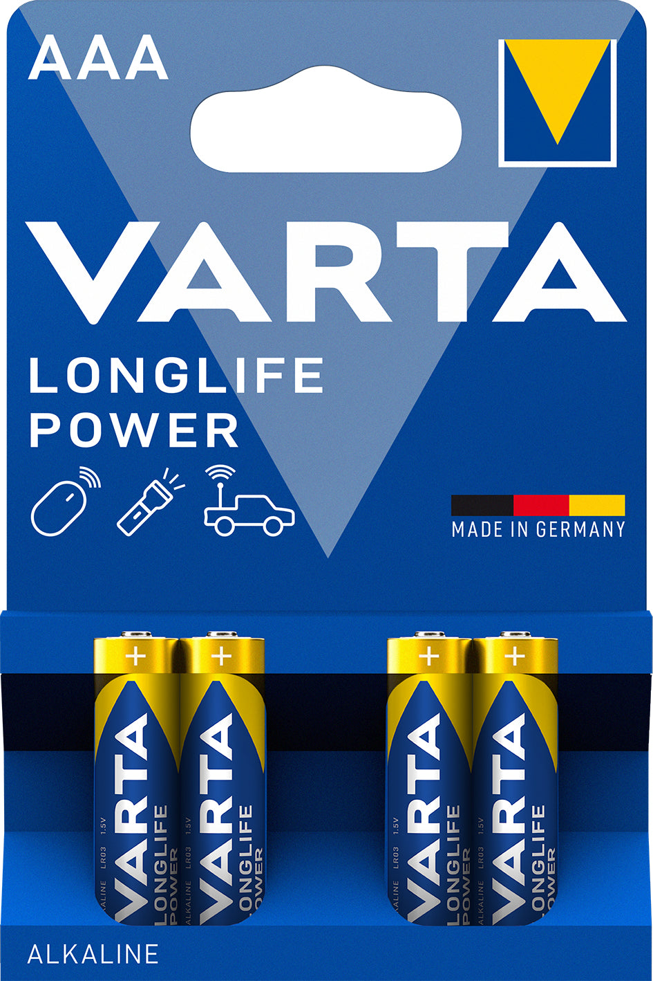 1x4 Varta Longlife Power Micro AAA LR03