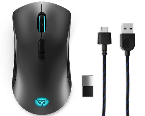 Lenovo Legion M600 Wireless Gaming Mouse Ambidextrous RF Wireless + Bluetooth + USB Type-A Optical 16000 DPI