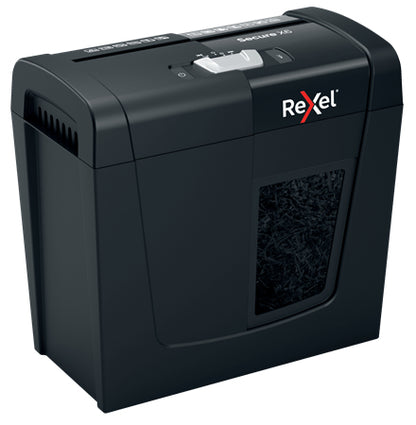 Rexel Secure X6 Paper Shredder — Cross-Cut, 70 dB, Black