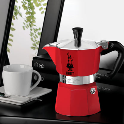 Bialetti Moka Express Καφετιέρα Μόκα σε Κόκκινο Χρώμα