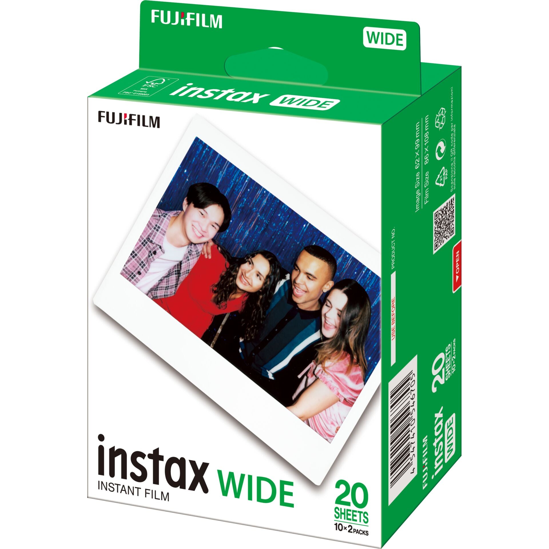 Φιλμ Fujifilm Instax Wide 1x2 Γυαλιστερό - Νέο