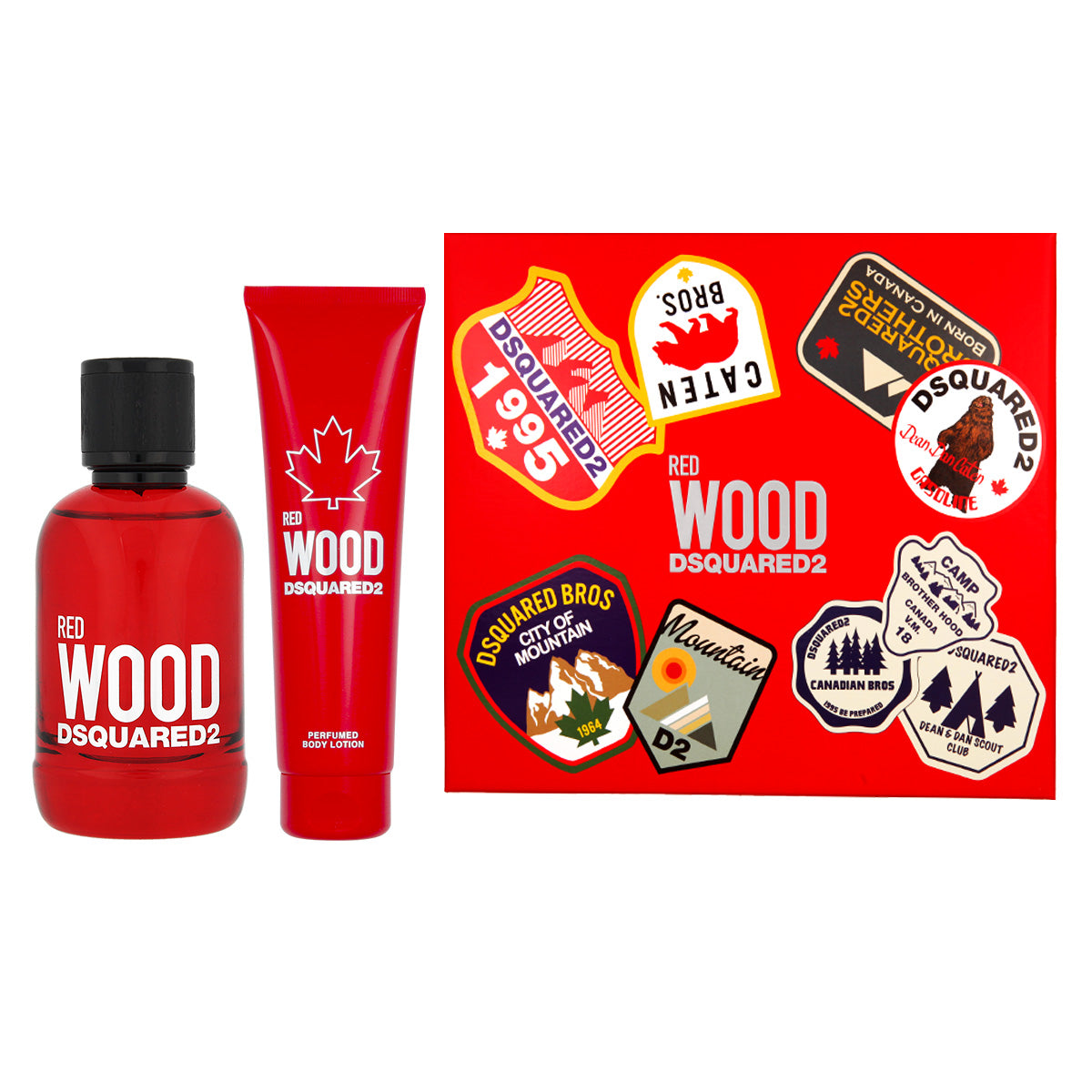 Dsquared2 Red Wood EDT 100 ml + BL 150 ml (woman)