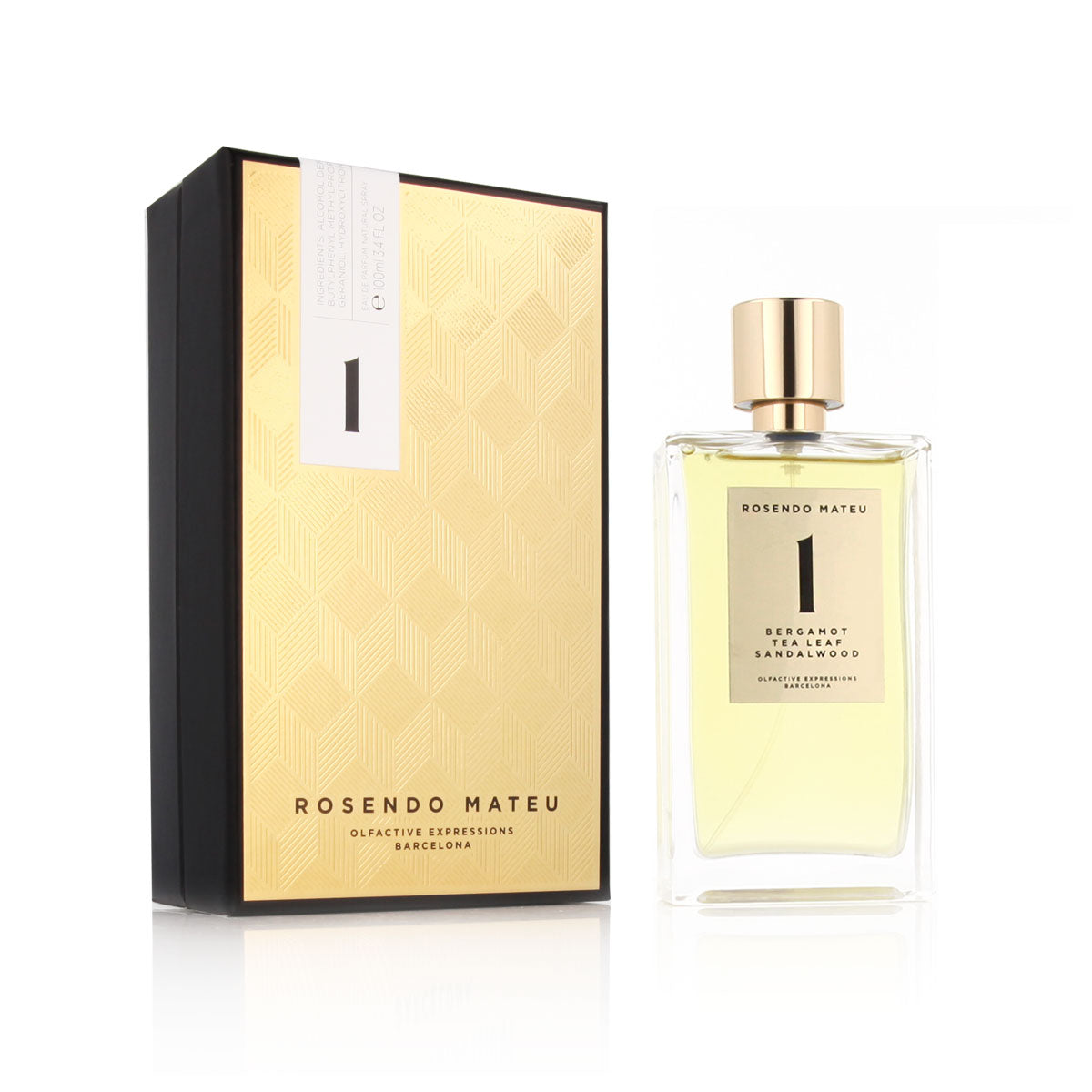 Rosendo Mateu Olfactive Expressions Nº 1 Bergamot, Tea Leaf, Sandalwood EDP 100 ml (unisex)