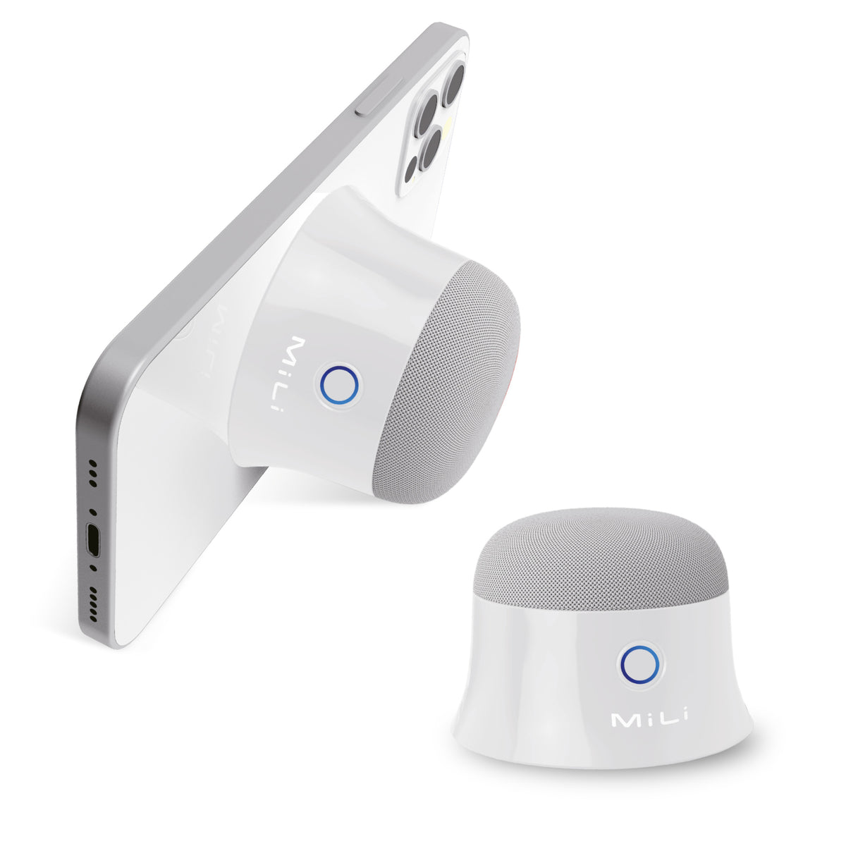 ultron Mag Soundmate magnetic BT Speaker 2 Stück white