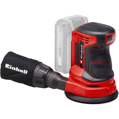 Einhell Power X-Change Akku-Exzenterschleifer TE-RS 18 Li-Solo, 18Volt (rot/schwarz, ohne Akku und Ladegerät)