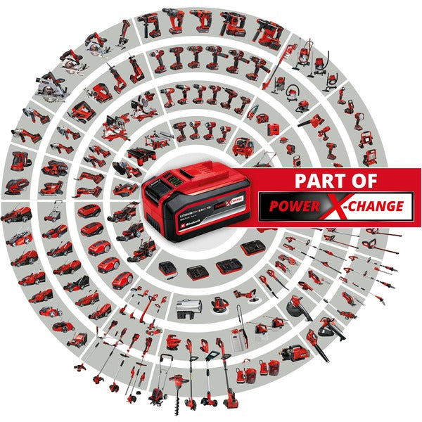 Einhell Power X-Change Akku-Exzenterschleifer TE-RS 18 Li-Solo, 18Volt (rot/schwarz, ohne Akku und Ladegerät)