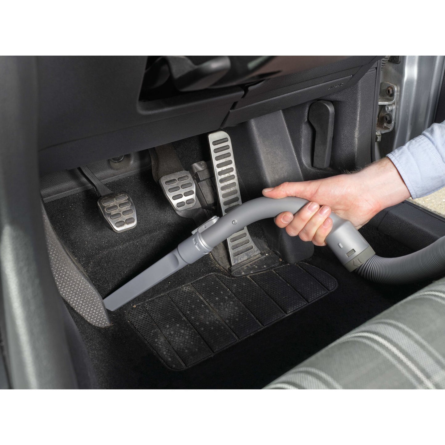 Φορητή ηλεκτρική σκούπα Black & Decker PD1200AV-XJ χωρίς σακούλα σε γκρι και πορτοκαλί χρώμα