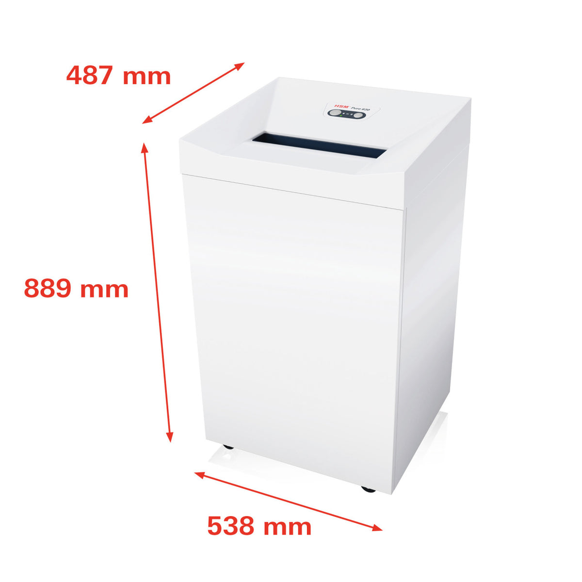 Καταστροφέας εγγράφων HSM Pure 630, 130 λίτρα, κοπή 4,5x30 χιλ.
