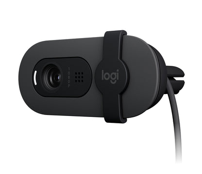 Logitech BRIO 105 (Γκρι, 1080p) - Επαγγελματική Κάμερα Web