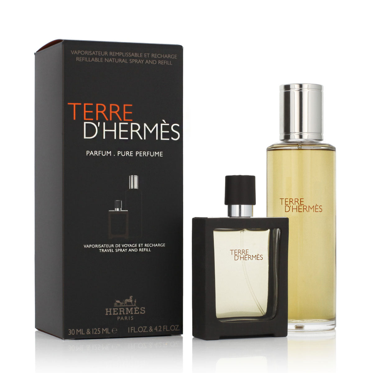 Hermès Terre D'Hermès Parfum Refillable 30 ml + Parfum Refill 125 ml (man)