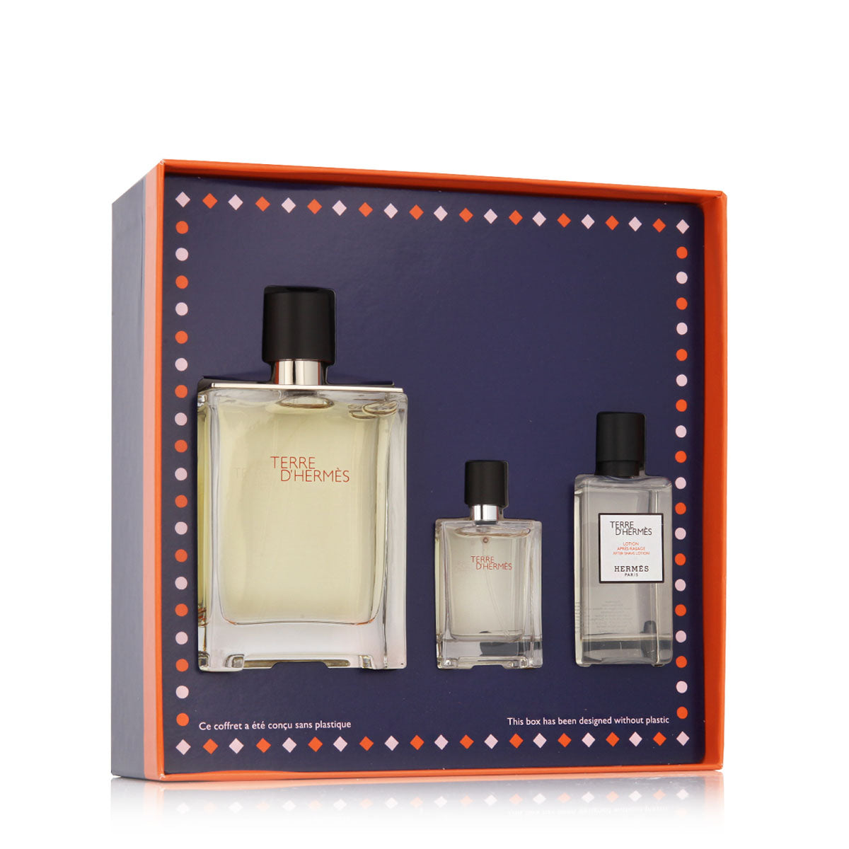 Hermès Terre D'Hermès Eau de Toilette Set for Men - 100 ml EDT + 12.5 ml EDT + 40 ml Aftershave